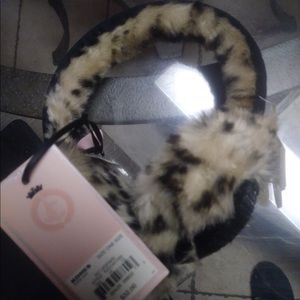 Juicy couture ear muffs new with tags leopard